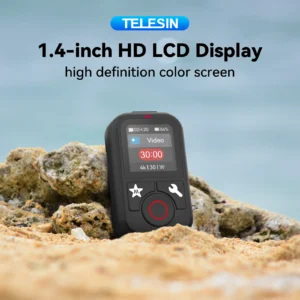 TELESIN مقاوم للماء بلوتوث التحكم عن بعد ل GoPro بطل 13 12 11 10 9 8 ماكس مع شريط للرسغ لملحقات كاميرا الحركة