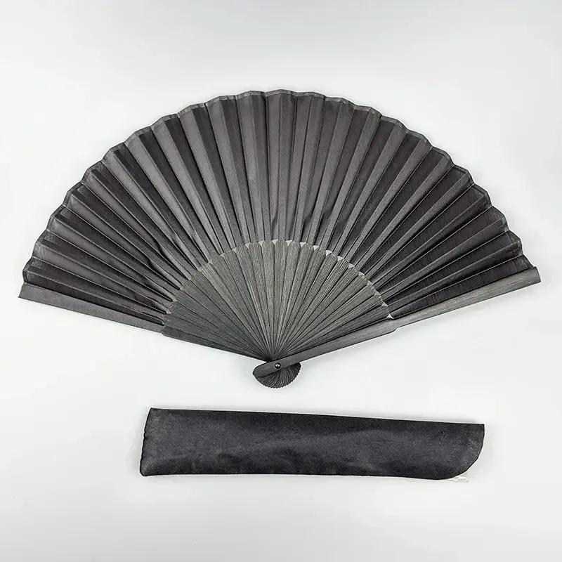 مروحة يدوية سوداء قابلة للطي بتصميم عتيق، مثالية لحفلات الزفاف والمناسبات، ملحقات للرقص والحفلات المنزلية، مراوح زخرفية قابلة للطي