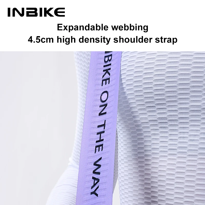 INBIKE المرأة المهنية الدراجات مريلة السراويل الشتاء الصوف دراجة ركوب الدراجات الملابس السراويل ثلاثية الأبعاد الحشو الطريق دراجة السراويل للنساء