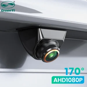 GreenYi AHD 1920x1080P كاميرا الرؤية الخلفية للسيارة 170 °   عدسة عين السمكة الذهبية عالية الدقة للرؤية الليلية كاميرات أمامية عكسية للسيارة G899