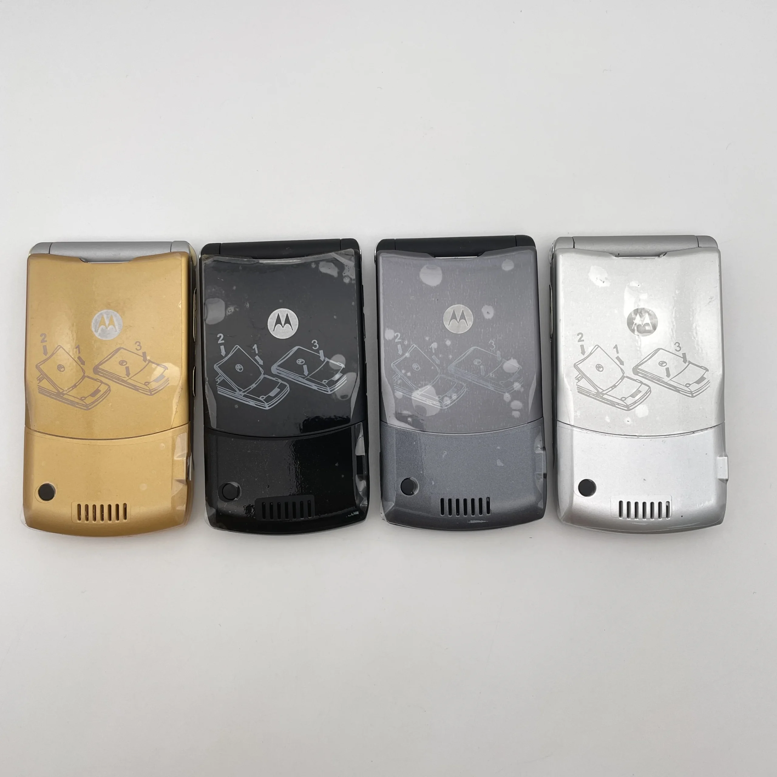 موتورولا RAZR V3i مجدد-الأصلي V3i 1.3MP بطارية قابلة للفصل 710mAh هاتف محمول بالجملة شحن مجاني