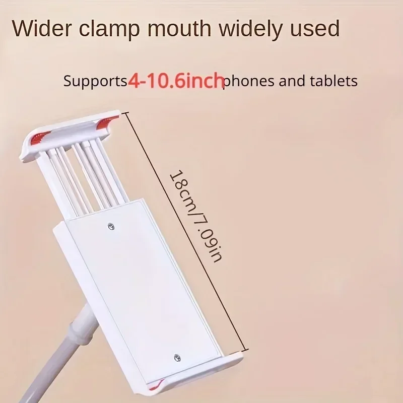 حامل هاتف محمول عالي الجودة كسول بجانب السرير Ipad حامل لوحي سطح المكتب ناتئ دعم قوس ملحقات البث المباشر