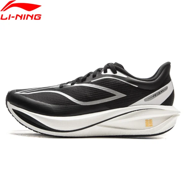 حذاء الجري الرجالي Li-Ning FEIDIAN 5 CHALLENGER للسباقات مع تقنية SUPER BOOM للامتصاص ولوح ألياف الكربون، حذاء رياضي LiNing طراز ARMV001 ARMW003