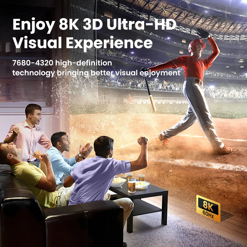 UGREEN HDMI 2.1 2.0 8K التبديل 3 في 1 خارج مع جهاز التحكم عن بعد 8K @ 60Hz ، 4K @ 120Hz محول الخائن الجلاد لأجهزة Xbox PS5