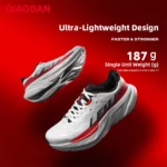 حذاء سباق الماراثون للرجال QIAODAN TG2.0 LEILI GT 2026 عالي الارتداد وامتصاص الصدمات للتدريب على المسافات الطويلة QDB023264275