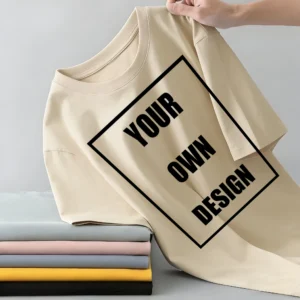 قميص رجالي مخصص 100% قطن، تي شيرت مصمم حسب الطلب مع إمكانية إضافة تصميمك أو شعارك أو نصك، هدية مخصصة للرجال والنساء، تي شيرت للأزواج