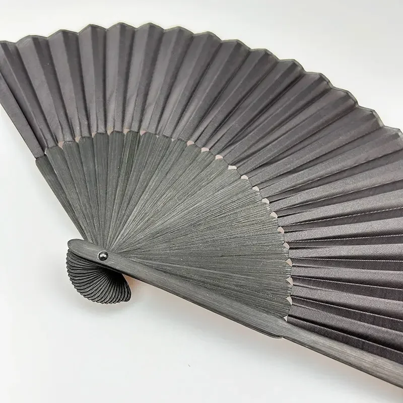مروحة يدوية سوداء قابلة للطي بتصميم عتيق، مثالية لحفلات الزفاف والمناسبات، ملحقات للرقص والحفلات المنزلية، مراوح زخرفية قابلة للطي