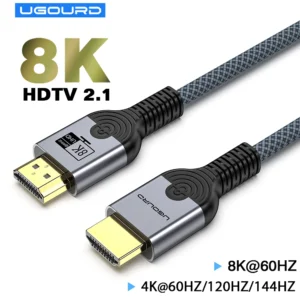 كابل 8K HDMI 2.1 عالي السرعة 48 جيجابت في الثانية ديناميكي HDR 8K/60 هرتز 4K/120 هرتز UHD كابل فيديو فائق الوضوح 3m 5m لـ HDTV