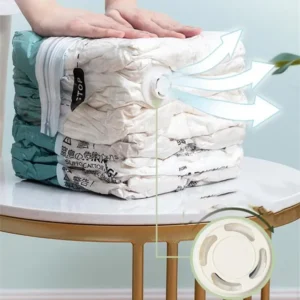 أكياس تخزين بلاستيكية كبيرة بدون مضخة لتخزين الملابس والبطانيات، أكياس ضغط فارغة، أغطية حقائب، إكسسوارات السفر
