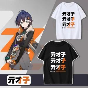 Kawaii Zenless Zone Zero تي شيرت ACG ARPG Game Fans تأثيري الجرافيك تي شيرت القطن موضة عادية ملابس الشارع الشهير رجل إمرأة التي شيرت