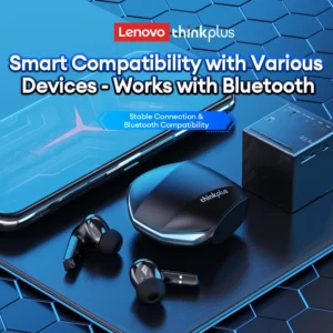لينوفو GM2 Pro TWS سماعة رأس ستيريو HIFI لاسلكية الكمون المنخفض سماعات الألعاب الموسيقى وضع مزدوج سماعات الأذن الموسيقى الرياضة سماعة