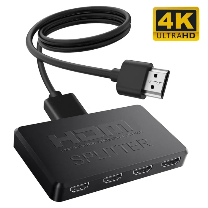 4K 2K HDMI متوافق الفاصل 1 في 4 خارج 4x1 HDTV التبديل HDMI متوافق محول HD فيديو الجلاد لأجهزة الكمبيوتر المحمول Xbox PS4 DVD PC