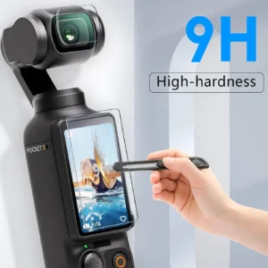 واقي شاشة من الزجاج المقسى لكاميرا DJI OSMO Pocket 4 3 9H 2.5D HD شفاف ومضاد للخدش ملحقات كاميرا الحركة
