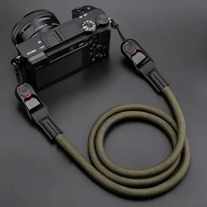 حزام كاميرا بحبل مستدير سريع التحرير، حزام كتف سريع قابل للفصل لكاميرا DSLR بدون مرآة، حزام رقبة الكاميرا قابل للتعديل