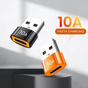 محولات شحن صغيرة من USB A إلى USB C، محول USB إلى USB C، سهلة التوصيل للكاميرات وملحقات سماعات الرأس