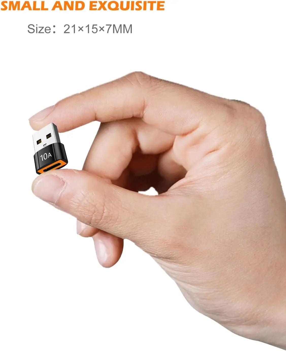 محولات شحن صغيرة من USB A إلى USB C، محول USB إلى USB C، سهلة التوصيل للكاميرات وملحقات سماعات الرأس