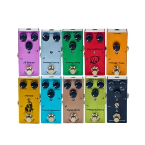 سلسلة Guitar Stompbox Essential: Vintage Overdrive، US Dream، جوقة كلاسيكية، Tremolo، تأخير تناظري/رقمي، محرك Ultimate.