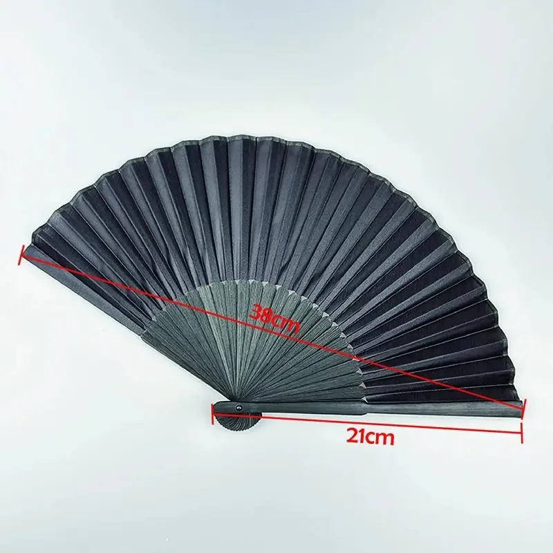 مروحة يدوية سوداء قابلة للطي بتصميم عتيق، مثالية لحفلات الزفاف والمناسبات، ملحقات للرقص والحفلات المنزلية، مراوح زخرفية قابلة للطي