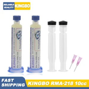 KINGBO RMA-218 10cc لحام الجريان سبيكة لحام لحام الجريان الالكترونيات الاستهلاكية إصلاح لحام لصق للهاتف LED بغا مصلحة الارصاد الجوية PGA
