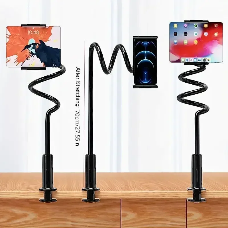 حامل هاتف محمول عالي الجودة كسول بجانب السرير Ipad حامل لوحي سطح المكتب ناتئ دعم قوس ملحقات البث المباشر