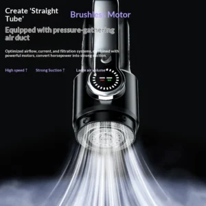 مكنسة كهربائية للسيارة لاسلكية بزر واحد لتفريغ الغبار، مكنسة كهربائية محمولة عالية القوة، شفط قوي، مكنسة كهربائية صغيرة محمولة باليد