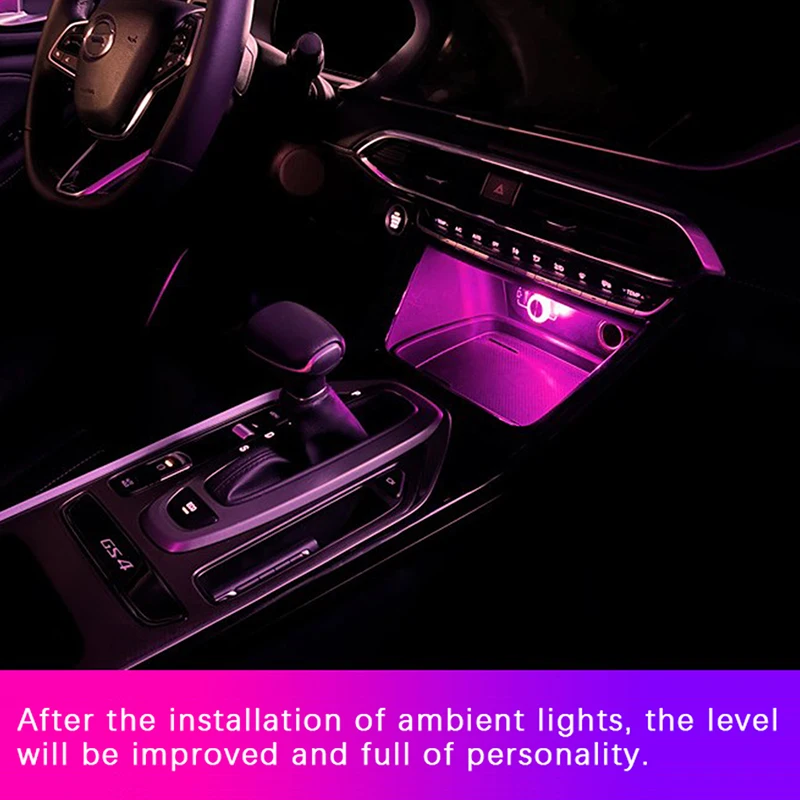المحمولة سيارة USB المحيطة ضوء صغير LED مصابيح جو الزخرفية للسيارات الداخلية البيئة ضوء الكمبيوتر ضوء التوصيل اللعب
