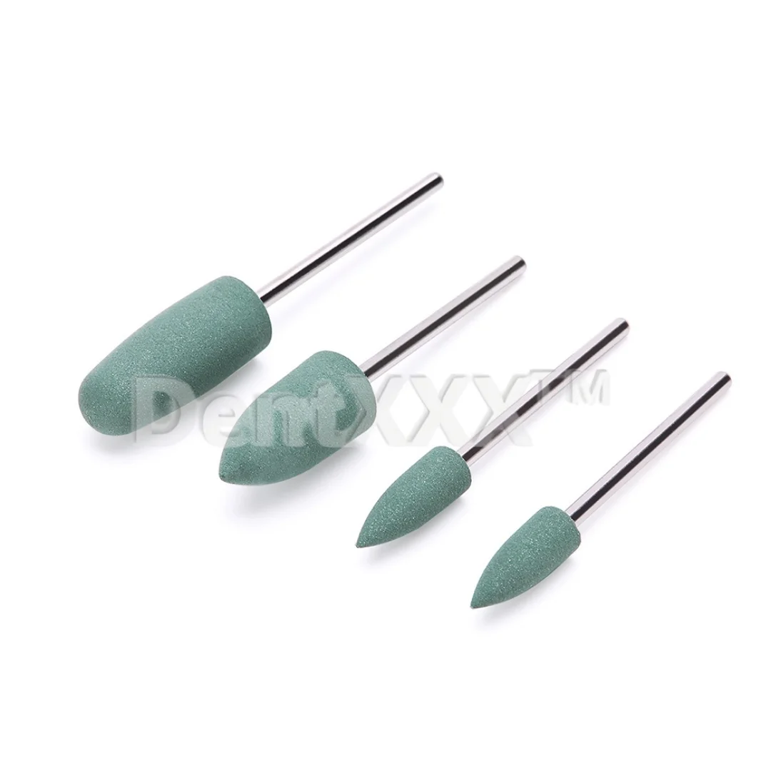مجموعة أدوات تلميع الراتنج HP0412 مكونة من 12 قطعة للأدوات منخفضة السرعة، قطر ساق نوع HP 2.35 مم