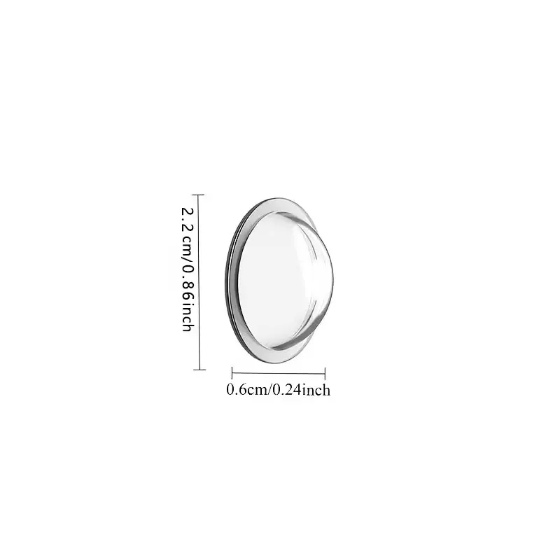سيماتال 2/4 قطع واقي عدسة كاميرا السيارة العالمي المضاد للخدوش والمقاوم للماء، غطاء كاميرا الرؤية الخلفية للسيارة كإكسسوار للسيارة