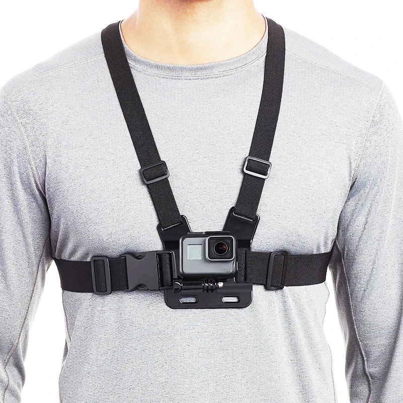 قابل للتعديل شريط للصدر جبل تسخير حامل ل GoPro بطل 13 12 11 10 9 Insta360 SJCAM AKASO DJI Osmo عمل كاميرا الملحقات